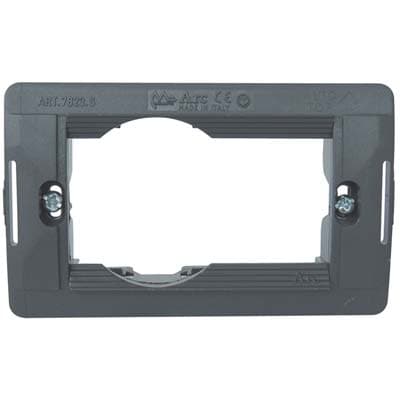 Supporto Frutti Arc Marlanvil Pc Nero Posti 1 con Schuko 10 Pezzi - 2