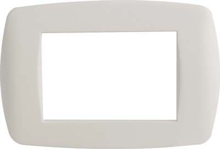 Placca Coprifrutti Millenium Marlanvil Bianco Posti 3 122 x 83 mm 15 Pezzi