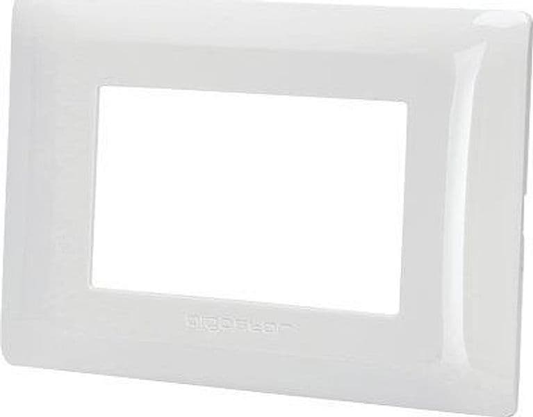 Placca Coprifrutti Abm Bianco Posti 3 120 x 85 mm 8 Pezzi - 2