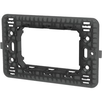 Supporto Frutti Abm Pc Nero Posti 3 8 Pezzi - 2