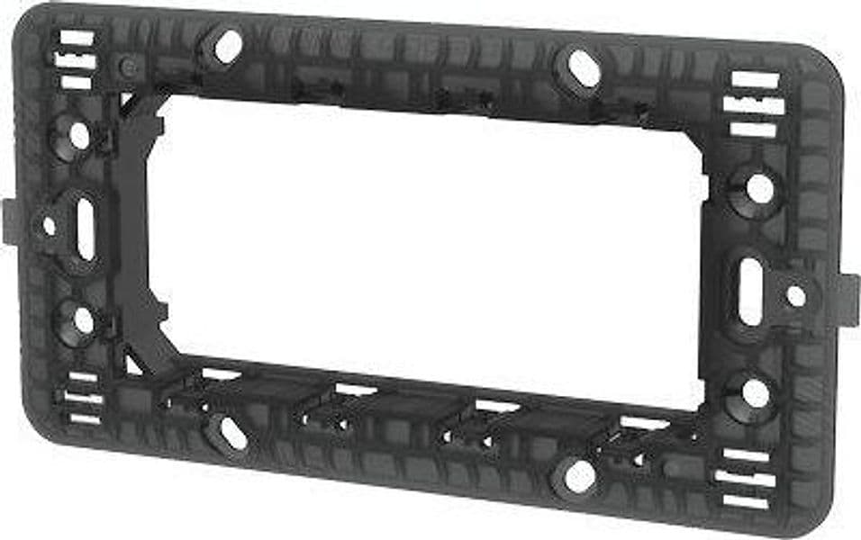 Supporto Frutti Abm Pc Nero Posti 4 8 Pezzi - 2