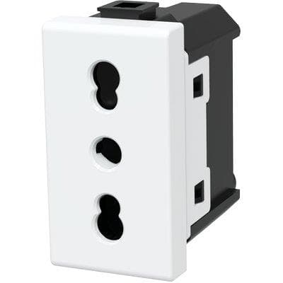 Presa Abm Bianco a 10 a 16 2P con T 250 V 8 Pezzi - 2