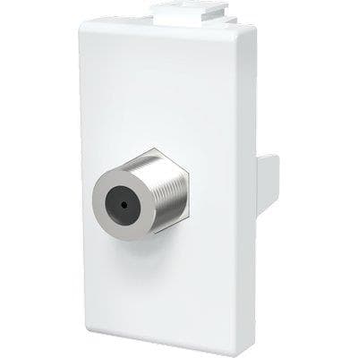 Connettore F Tv Sat Diretto Abm Bianco 8 Pezzi - 2