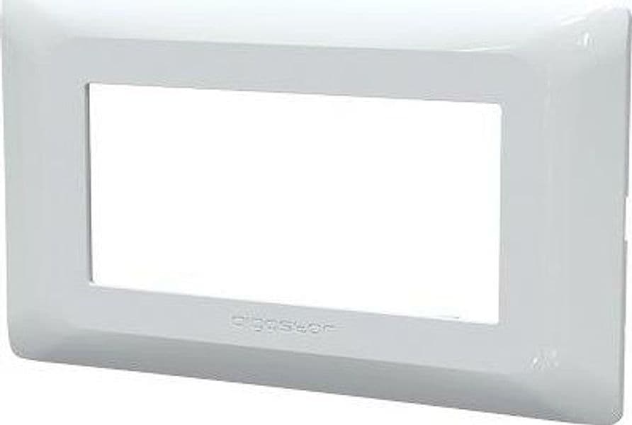 Placca Coprifrutti Abm Bianco Posti 4 140 x 85 mm 8 Pezzi 7409297 - 2