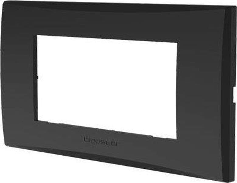 Placca Coprifrutti Avp Grigio Scuro Posti 4 140 x 85 mm 8 Pezzi - 2