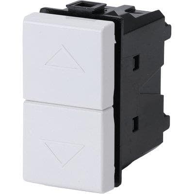 Pulsante Unipolare Doppio Abm Bianco a 16 250 V 8 Pezzi - 2