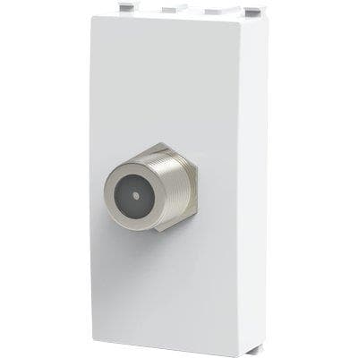 Connettore F Tv Sat Diretto Avp Bianco 8 Pezzi - 2