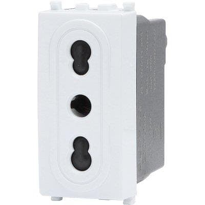 Presa Avp Bianco a 10 a 16 2P con T 250 V 8 Pezzi - 2