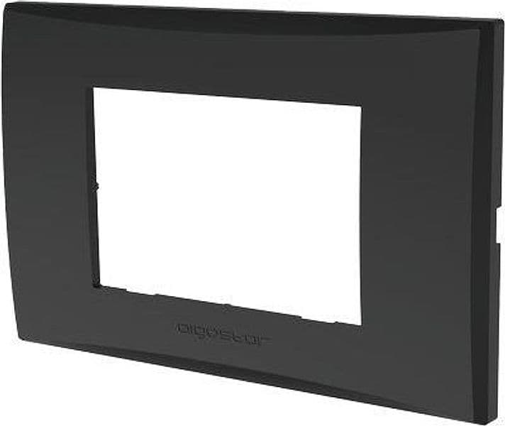 Placca Coprifrutti Avp Nero Posti 3 120 x 85 mm 8 Pezzi - 2