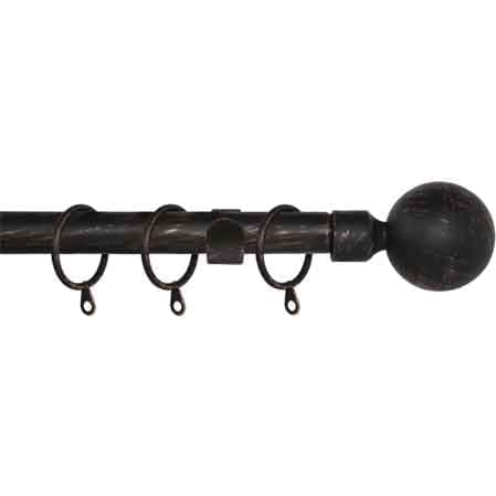 Scorritenda a Strappo Sfera 120 x 210 cm Nero oro - 2