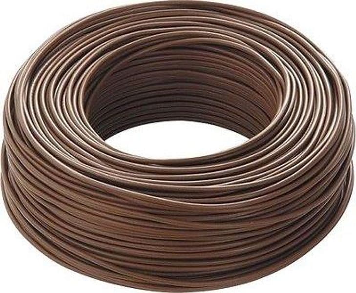 Cavo Elettrico Unipolare FS17 Rame PVC Marrone N°xmmq 1X2,5 100 m – Autres