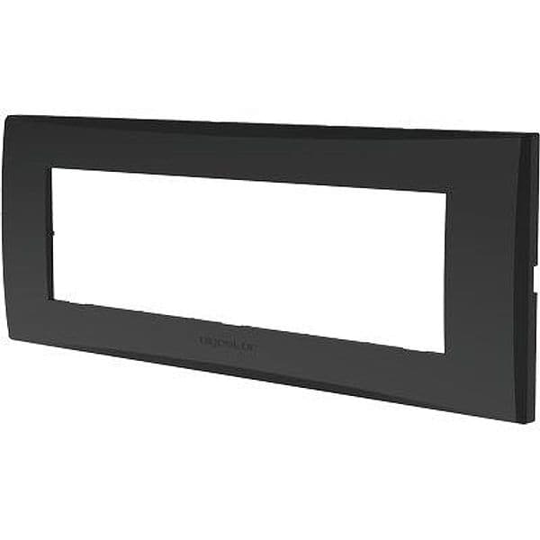 Placca Coprifrutti Avp Nero Posti 7 205 x 80 mm 8 Pezzi - 2