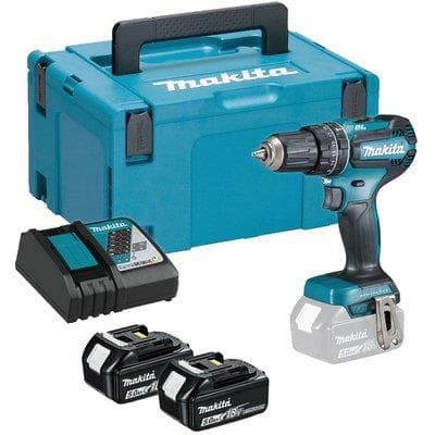 Trapano Avvit Percus Batteria DHP485RTJ Makita Volt 18X2 Ah 5,0 con Valigia - 2