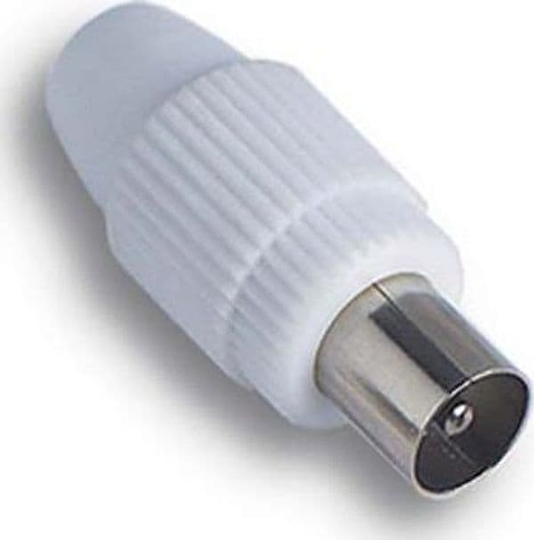Spina Dritta Coassiale Tv Fme Ohm 75 9,5 mm 10 Pezzi - 2