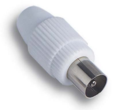 Spina Dritta Coassiale Tv Fme Ohm 75 9,5 mm 10 Pezzi - 2
