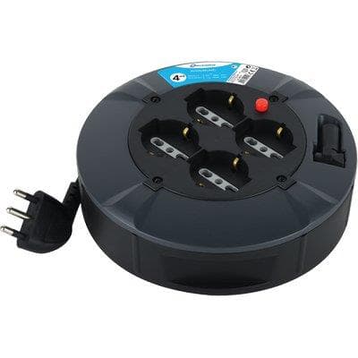 Avvolgicavo Domestico Electraline 2P con T 16A Bipasso Schuko X4 N°xmmq - 2