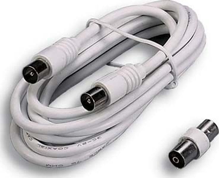 Prolunga Coassiale Tv con Adattatore Fme 9,5 mm 5 Pezzi – Fanton