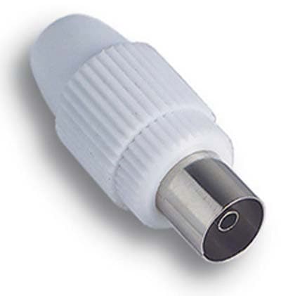 Presa Coassiale Tv Fme Ohm 75 9,5 mm 10 Pezzi - 2