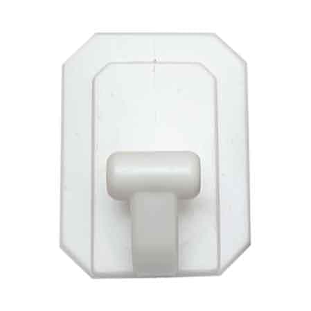 Gancio Multiuso Maxi 60 x 80 mm Bianco 25 Pezzi - 2