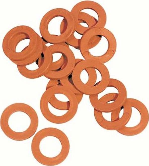 Guarnizione Cuoio per Regolatore e Flessibile 17 x 11 mm H 3 mm 100 Pezzi – Autres