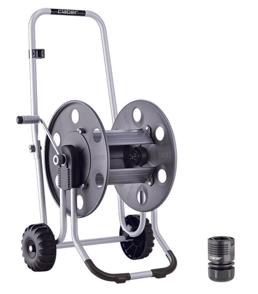 Avvolgitubo Carrellato Metal 60 m 8891 Claber - 2