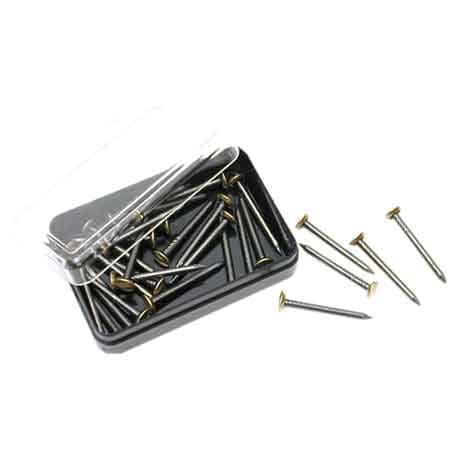 Chiodini per Ganci per Quadri 25 mm 12 Confezioni Blister 15 Pezzi - 2