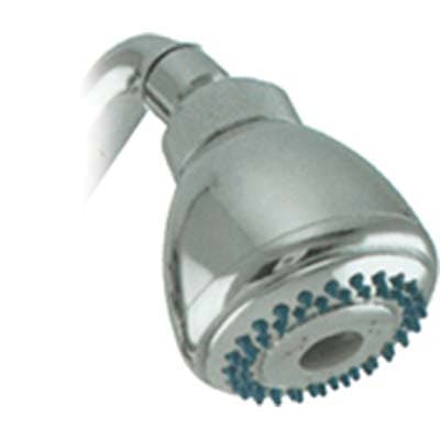 Soffione Doccia con Snodo 1 Getto ABS Cromato 1 2 F 65 mm 2 Pezzi - 2