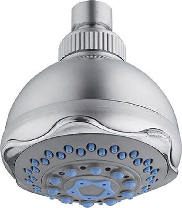Soffione Doccia con Snodo 5 Getti Gemma Effe Cromato 2 F 91 mm 2 Pezzi