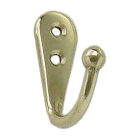 Gancetto per Bagno e Cucina 30 x 40 mm Cromo Satinato 10 Pezzi - 2