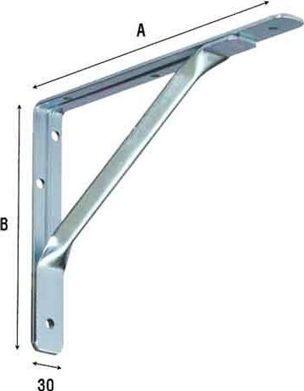 Reggimensola Grande Portata 495 x 310 mm Portata Coppia Max 150 kg - 2