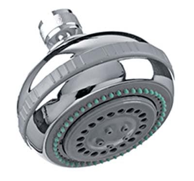 Soffione Doccia con Snodo 5 Getti ABS Cromato ½f Mm 90 - 2