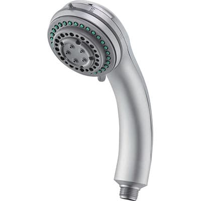 Doccetta Doccia 5 Getti Ibisco Effe ABS Cromato 1 2 M 82 mm 3 Pezzi - 2