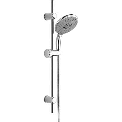 Saliscendi Doccetta 5 Getti Azalea Effe ABS Cromato Tubo Mm 19 con Flex Cm - 2