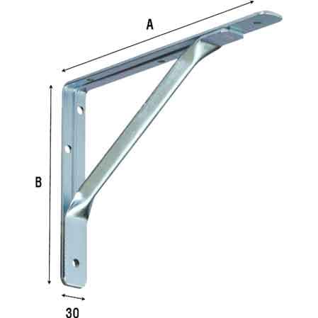 Reggimensola Grande Portata 285 x 185 mm Portata Coppia Max 275 kg - 2