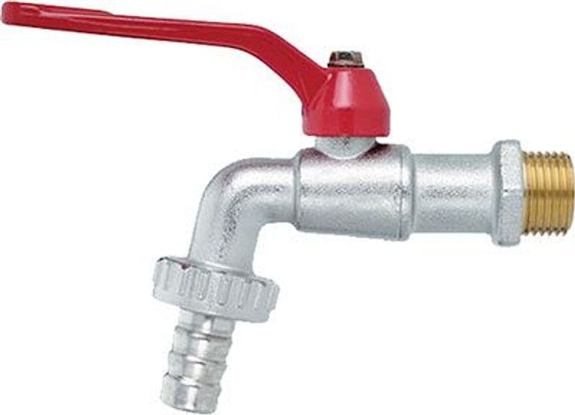 Rubinetto Valvola a Sfera con Leva Garden Export Fiv 4 Pezzi