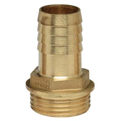 Portagomma Filetto Maschio Ottone 20 mm x ¾ M 5 Pezzi - 2