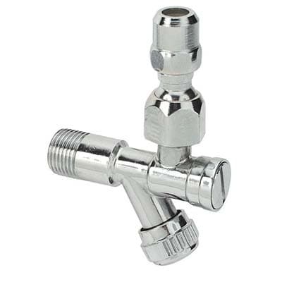 Rubinetto a Vite Sottolavabo Ottone Cromato ½ x ? 2 Pezzi - 2
