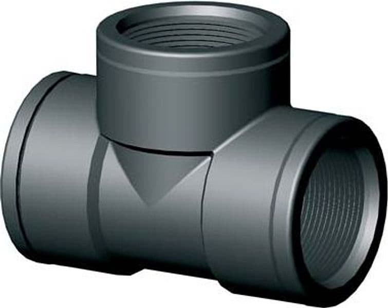 Tee PN Filetto Femmina Irritec X1 1/2 x 1/2 2 F 50 Pezzi - 2