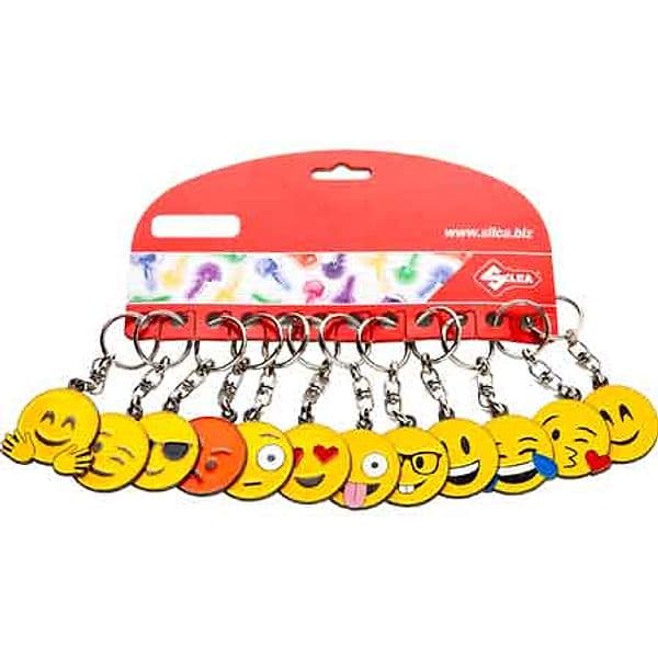 Portachiavi Emoji Silca 12 Pezzi - 2
