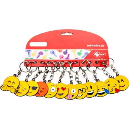 Portachiavi Emoji Silca 12 Pezzi - 2
