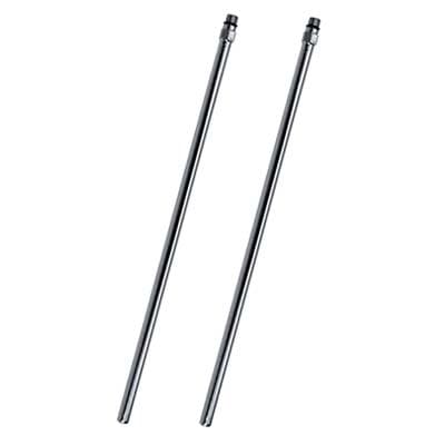 Canna Rame Cromato 10 x 1 mm 35 cm 2 Pezzi - 2