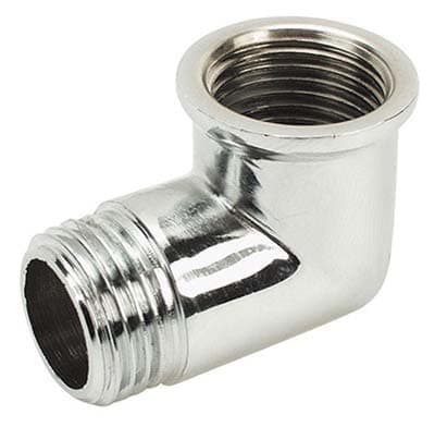 Gomito Mf Ottone Cromato 92 Gebo ¾mf 5 Pezzi - 2