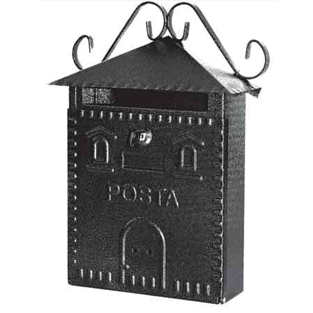 Cassetta Postale Rustica Residence Mm 300 x 100 x 360H Nera - 2