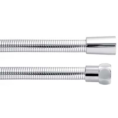 Flessibile Doccia Chromalux Metallic Parigi Metallo PVC Cm 150 Ghiera - 2