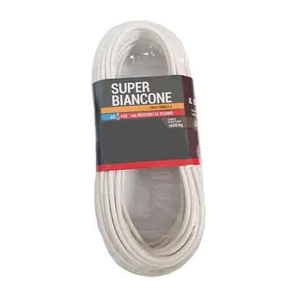 Cavetto Stendibiancheria Super Biancone Matassa Ø 5 mm 20 Mt – Autres