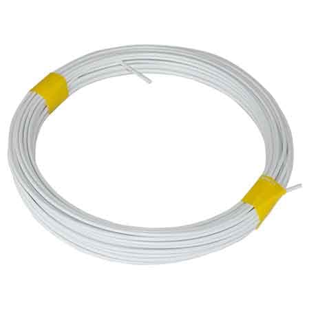 Cavetto Stendibiancheria Plastificato Bianco Ø 2,½,8 mm x 20 m Cavatorta - 2