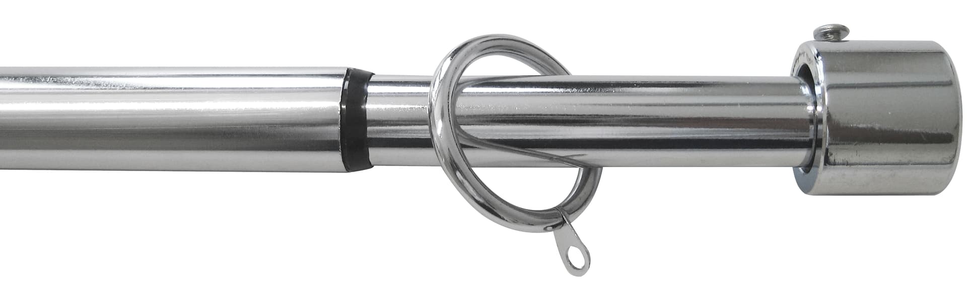 Bastone per Tende New York Estensibile Cm 300÷380 Colore Acciaio Utilia - 2