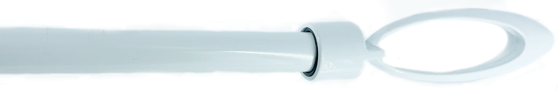 Bastone per Tende Orbita Estensibile Cm 71÷122 Colore Bianco Utilia - 2