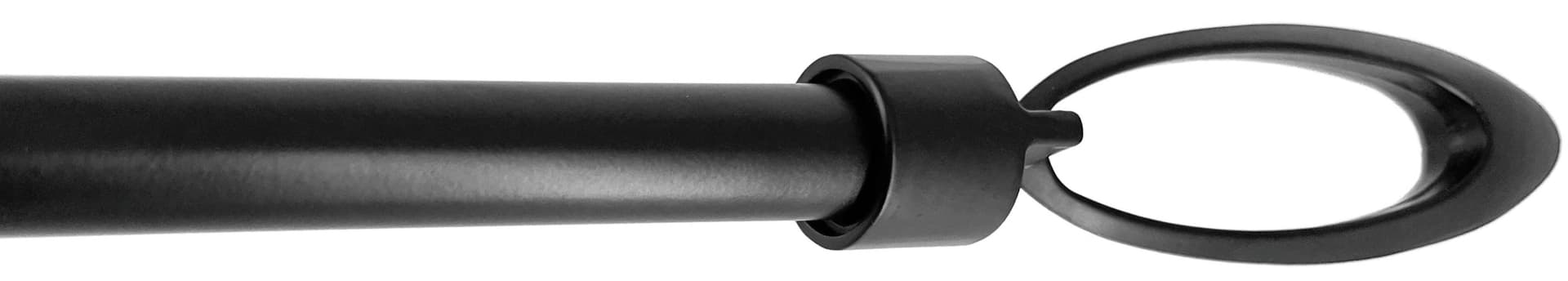 Bastone per Tende Orbita Estensibile Cm 71÷122 Colore Nero Utilia - 2