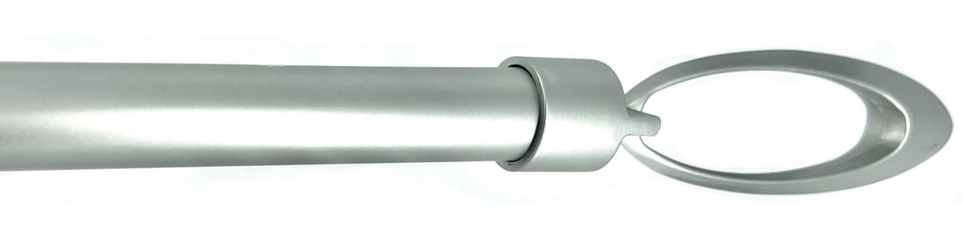 Bastone per Tende Orbita Estensibile Cm 71÷122 Colore Argento Utilia
